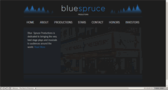 Desktop Screenshot of bluespruceproductions.com